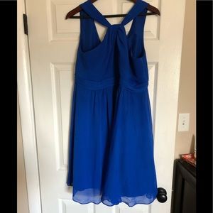 David’s bridal horizon blue short dress